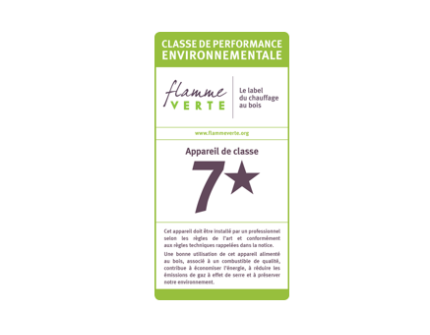 7 étoiles Flamme verte