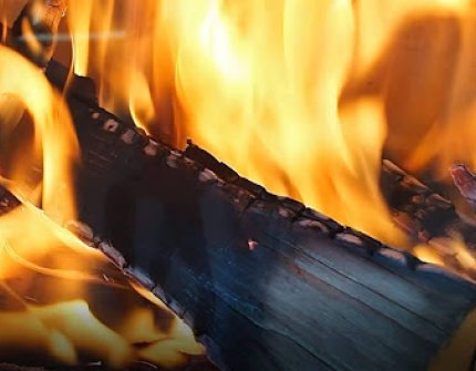 Bois en combustion