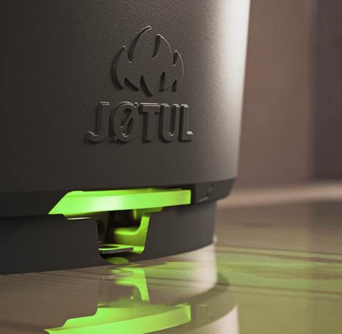 Detail : Signal lumineux sur la gamme JØTUL F 170