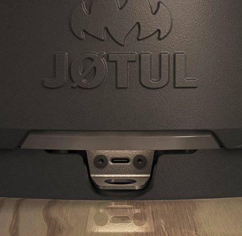 Detail : port USB-C du Jøtul F 174 Zensoric